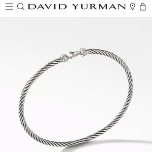 David Yurman Cable Buckle Bracelet with Diamonds